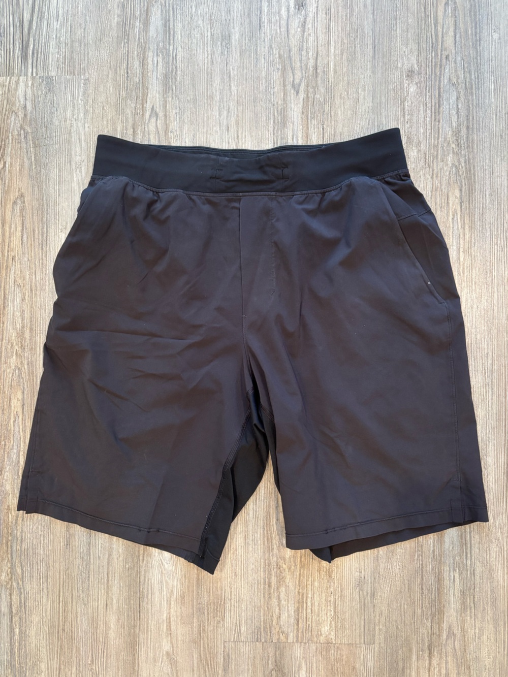 lululemon Zeroed In Black Men's linerless Athletic Shorts